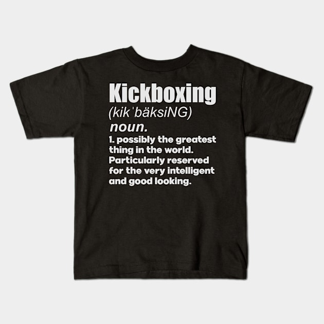 Kickboxing girl coach gift Kids T-Shirt by SerenityByAlex